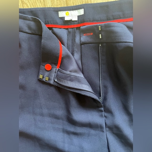 Boden Wide-Leg Pants with red side stripe - Picture 5 of 10